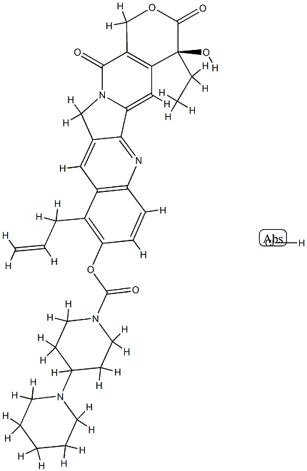 Simmitecan Hydrochloride 结构式