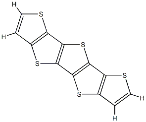 Dithieno[2,3-d:2',3'-d']thieno[3,2-b:4,5-b']dithiophene 结构式