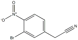 2-(3-BROMO-4-NITROPHENYL)ACETONITRILE 结构式