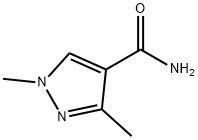 1,3-二甲基-1H-吡唑-4-甲酰胺 结构式