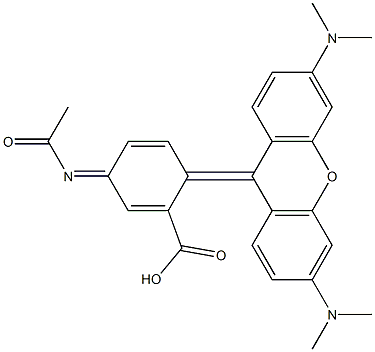 acetamidotetramethylrhodamine 结构式