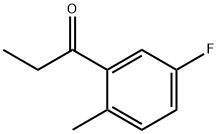 1-(5-氟-2-甲基苯基)丙烷-1-酮 结构式