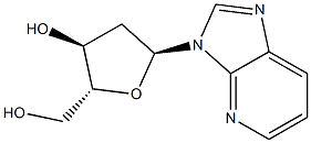2'-deoxyribofuranosyl-1-deazapurine 结构式