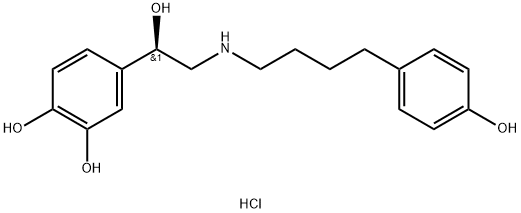 Arbutamine Hydrochloride 结构式