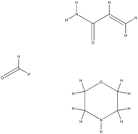 2-Propenamide, polymer with formaldehyde and morpholine 结构式