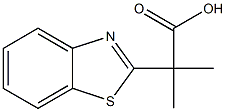 2-Benzothiazoleaceticacid,alpha,alpha-dimethyl-(9CI) 结构式