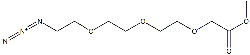 叠氮-三聚乙二醇-CH2CO2甲基 结构式