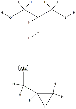 1,2-Propanediol, 3-mercapto-, polymer with (chloromethyl)oxirane 结构式