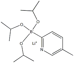 三异丙基 2-(5-甲基吡啶)硼酸锂 结构式