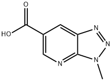 3-甲基-3H-[1,2,3]三唑并[4,5-B]吡啶-6-羧酸 结构式