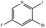 3-溴-5-氟-2-碘吡啶 结构式