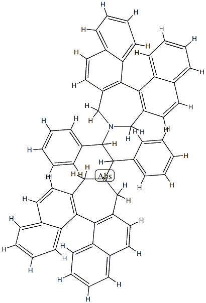 11BR,11'BR)- 4,4'-[(1S,2S)-1,2-DIPHENYL-1,2-ETHANEDIYL]BIS[4,5-DIHYDRO-H-DINAPHTH[2,1-C:1',2'-E]AZEPINE 结构式