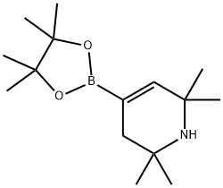 2,2,6,6,-四甲基-1,2,3,6-四氢代-4-吡啶硼酸频那醇酯 结构式