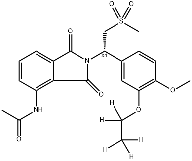 阿普斯特-D5 结构式