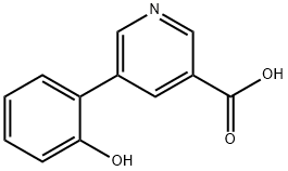 5-(2-Hydroxyphenyl)-nicotinic acid 结构式