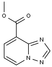 [1,2,4]三唑并[1,5-A]吡啶-8-羧酸甲酯 结构式