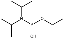 3'-O-ethyl-N,N-diisopropylphosphoramidite 结构式
