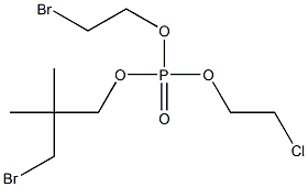 2-BROMOETHYL 3-BROMONEOPENTYL 2-CHLOROETHYL PHOSPHATE 结构式
