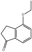 4-乙氧基-2,3-二氢-1H-茚-1-酮 结构式