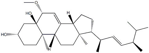 6-O-甲基啤酒甾醇 结构式