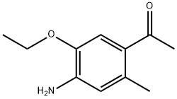 1-(4-Amino-5-ethoxy-2-methyl-phenyl)-ethanone 结构式