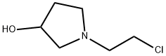 1-(2-chloroethyl)pyrrolidin-3-ol 结构式