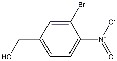 (3-溴-4-硝基苯基)甲醇 结构式
