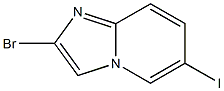 2-bromo-6-iodoH-imidazo[1,2-a]pyridine 结构式