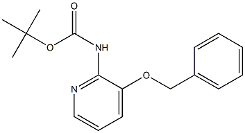 tert-butyl 3-(benzyloxy)pyridin-2-ylcarbamate 结构式