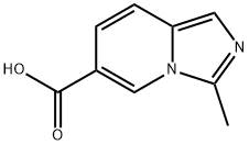 3-METHYLIMIDAZO[1,5-A]PYRIDINE-6-CARBOXYLIC ACID 结构式