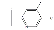 5-Chloro-4-methyl-2-trifluoromethyl-pyridine 结构式