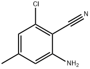 2-氨基-6-氯-4-甲基苯腈 结构式
