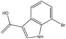 1-(7-bromo-1H-indol-3-yl)ethenol 结构式