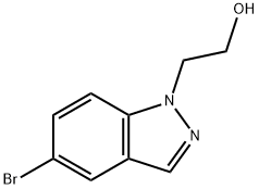 2-(5-Bromo-1H-Indazol-1-Yl)Ethanol 结构式