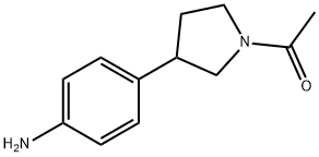 1-(3-(4-aminophenyl)pyrrolidin-1-yl)ethanone 结构式