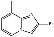 2-溴-8-甲基咪唑并[1,2-A]吡啶 结构式