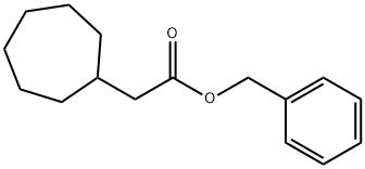 benzyl 2-cycloheptylacetate 结构式