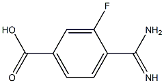 4-amidino-3-fluorobenzoic acid 结构式