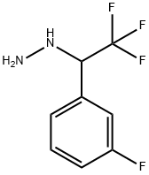 (2,2,2-trifluoro-1-(3-fluorophenyl)ethyl)hydrazine 结构式