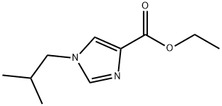ethyl 1-isobutyl-1H-imidazole-4-carboxylate 结构式