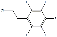 1-(2-chloroethyl)-2,3,4,5,6-pentafluorobenzene 结构式