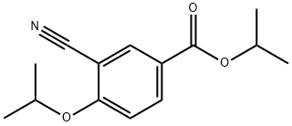 异丙基3-氰基-4-异丙氧基安息香酸盐 结构式