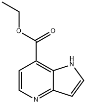 ETHYL 1H-PYRROLO[3,2-B]PYRIDINE-7-CARBOXYLATE 结构式