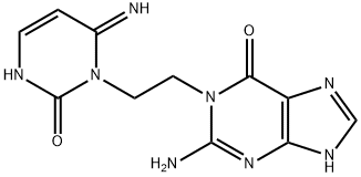 1-(3-cytosinyl)-2-(1-guanyl)ethane 结构式
