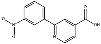 2-(3-Nitrophenyl)-isonicotinic acid 结构式