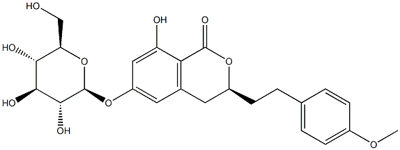 仙鹤草内酯-6-O-葡萄糖甙 结构式