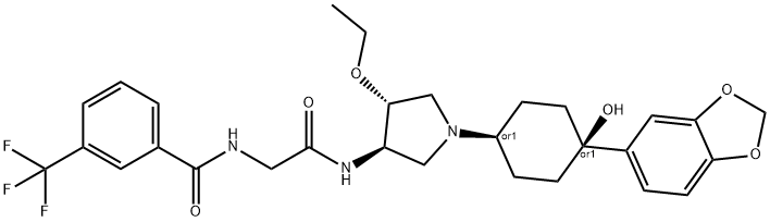 INCB 3344 结构式