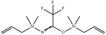 N-methylallyldimethylsilyltrifluoroacetic acid 结构式