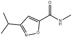 5-Isoxazolecarboxamide,N-methyl-3-(1-methylethyl)-(9CI) 结构式