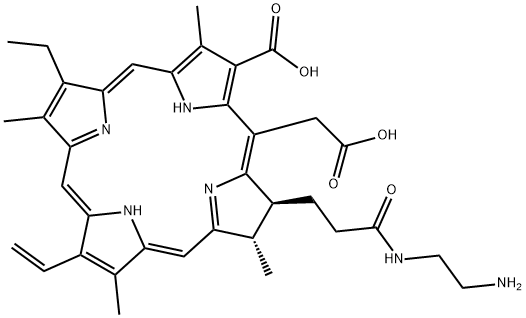 chlorin e6 monoethylenediamine monoamide 结构式